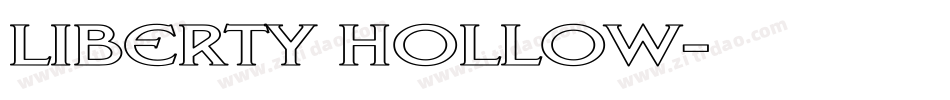 Liberty Hollow字体转换